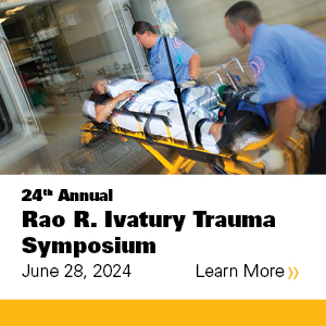 24th Annual Rao R. Ivatury Trauma Symposium Banner